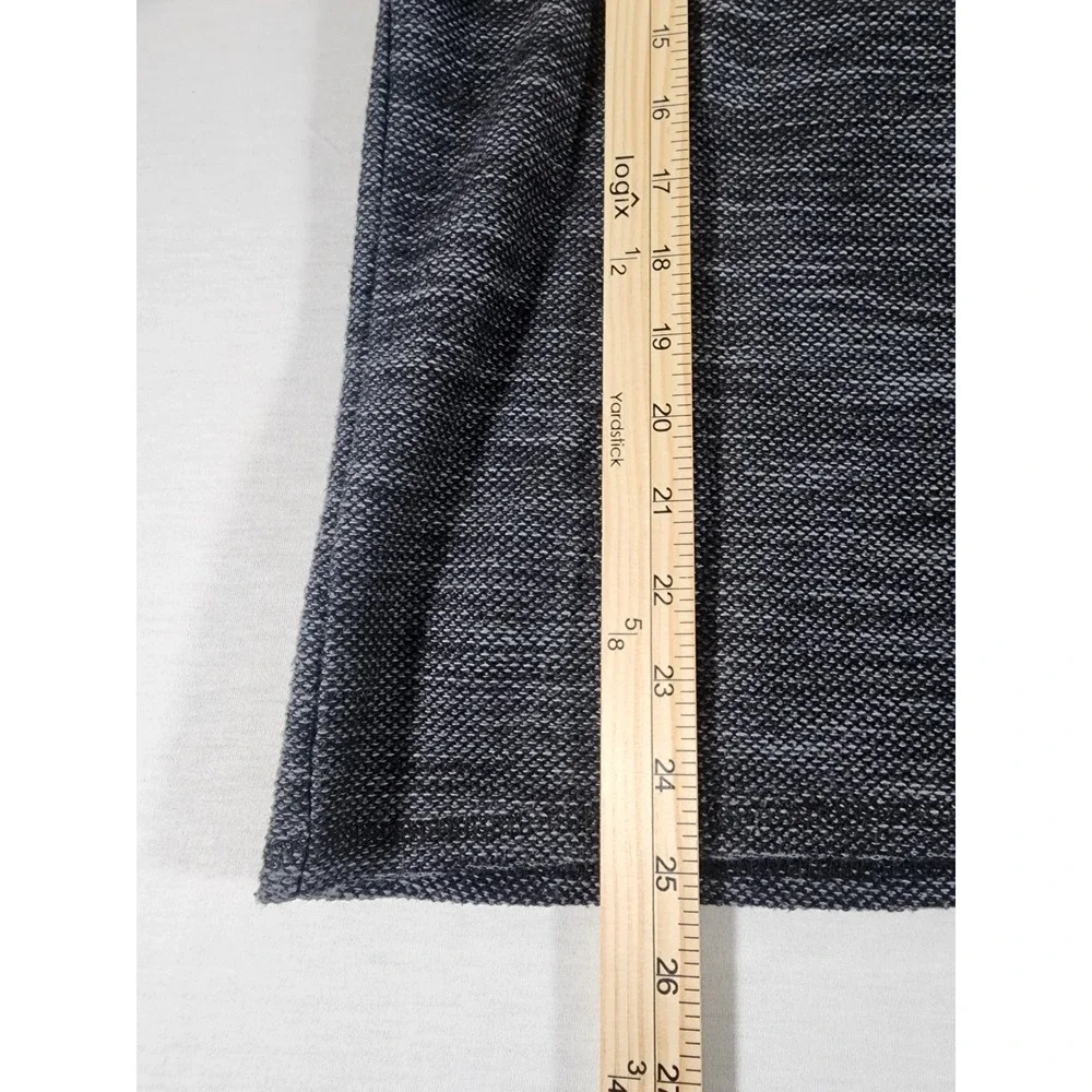 Hurley BKE Buckle Pullover Mens XL Crew Neck Black Gray Textured Long Sleeve